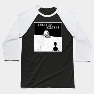 Moon Landing Conspiracy T shirt Baseball T-Shirt